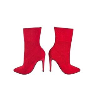 EUC $129 Steve Madden Mid Calf Women's Bootie Heels Size 7.5